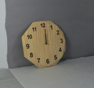 Wholesale creative designed wall clock wooden wall clock
