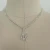 Import wholesale custom alphabet cubic zirconia diamond tennis A-Z letter initial necklace from China