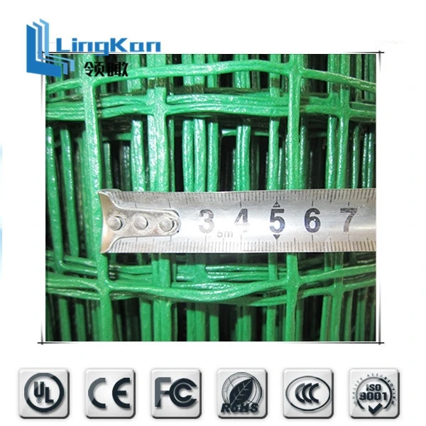 wholesale custom green pvc coated wire mesh have 3/4 1/2 1 3/8 1/4 A variety of sizes