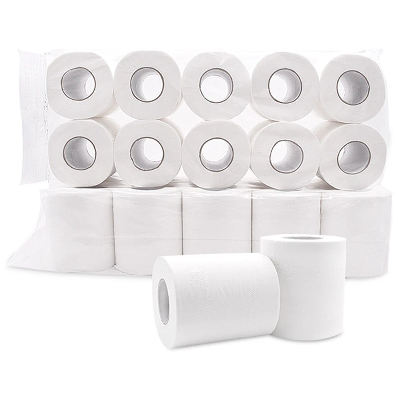 Wholesale Custom Logo Bathroom Core 2 Ply Toilet Tissue Paper Roll