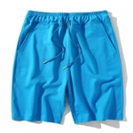 Wholesale Custom LOGO Mens Workout 100% Cotton French Terry Shorts Sport men Fitness Sweat Shorts