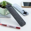 wholesale customize cheap kid student school organizer pencil sleeve case felt pen pouch bag for packaging