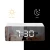 Import wholesale digital alarm clock LED Backlight In Stock thermometer display table clock from China