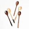 Wholesale Eco-friendly Bulk Natural Bamboo Wooden Coffee Stirring Spoons With Long Handle Kitchen Cooking Utensil Tool