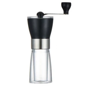 wholesale European Portable Double glass Coffee Grinder Mechanism Manual Coffee Grinder