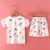 Import Wholesale Fashion Cotton Children Boutique Baby Clothing Sets Boys and Girls Short Sleeve Clothes Sets from China