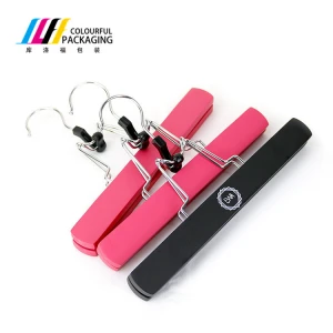 Wholesale Guangzhou Factory High Quality Wooden Material Clothes Or Hair Extension Packaging Hanger