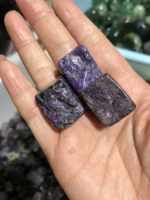 wholesale healing rock quartz polished natural charoit tumbled stone