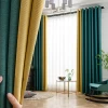 Wholesale High Quality Curtain Fabric  Ready Made Luxury Soft Blackout  Window Curtains For The Living Room