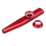 Wholesale In Bulk High Quality Kids Toy Musical Instruments Colorful Custom Logo Promotional Drain Plastic Metal Aluminum Kazoo