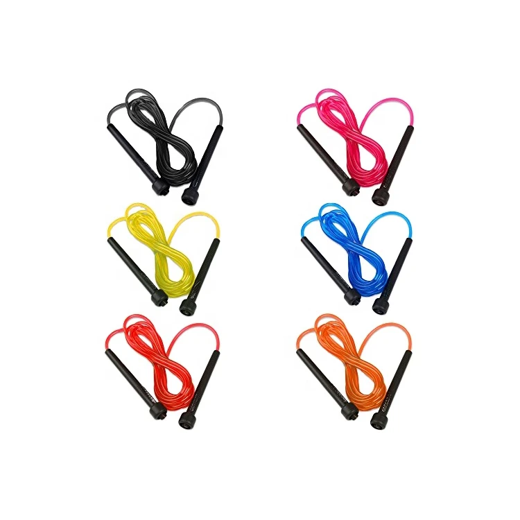 Wholesale Length Adjustable Custom Weighted Speed Sport PVC Jumping Rope