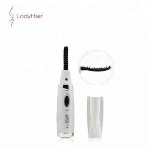 Wholesale Mini Portable Electric Heated Eyelash Curler, Reusable Salon Beauty Eyelash Curler, Cosmetic Electric Eyelash Curler