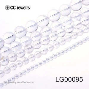 Wholesale Natural Clear Quartz Crystal Gemstone Loose Beads For Jewelry Making DIY Handmade Crafts 8mm