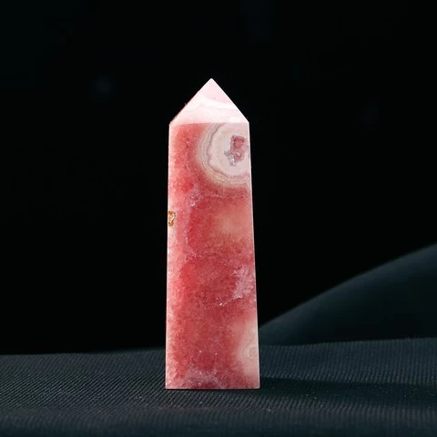 wholesale Natural Rhodochrosite Crystal Tower Magic Point Ornament Reiki Crystal Healing Blue Stone Home Decor