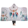 Wholesale New Arrival Customized Kids And Adults Personalized Microfiber Dreamcatcher Hooded Blanket
