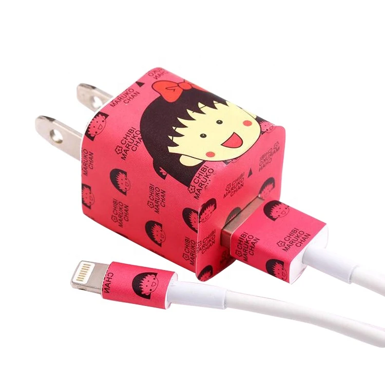 Wholesale personalized custom charger skins stickers decal  protective phone charger sticker