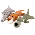 Wholesale pet products squeaky dog plush chew toys pet cats dog squeaky plush toy pet toys plush dog