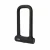 Import Wholesale security and anti-theft square silicone bicycle U lock with key from China