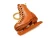 Import Wholesale Skating Shoe Handmade 3D Leather Keychain from China