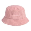 Wholesale Small Order High Quality Black Custom Embroidery Fitted Corduroy Bucket Hat