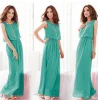Wholesale Summer Women Fashion Sleeveless Long Maxi Chiffon Dress