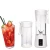 Import Wholesale 150W Fruit Juicer cup Smoothies Shakes plastic Mini Travel Water bottles 400ML portable blender smoothie maker from China