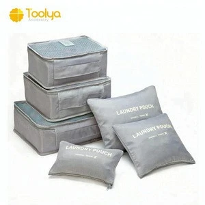Wholesale waterproof material 6 sets travel kits