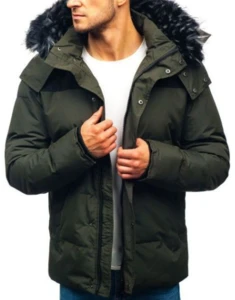 Winter  waterproof eco -friend  man raincoat jacket