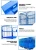 Import Wire Mesh Roll Container Cargo Security 4-sided Steel ODM Wheels Trolley Steel Roll Box Container Storage Cart from China
