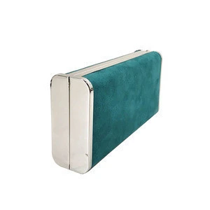 Women Clutches Simple Rectangle Suede Evening Bag