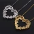 Import Women Heart Pendant 3A Zircon Diamond Jewelry Necklace Iced Out Gold Plated Necklace from China