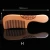 Import Wood Comb For Man and Woman Antistatic Massage HairBrush Fine Tooth Long Handle Natural Wood Hair Comb from China