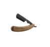 Wood handle straight use  razor blade shaving barber razor for salon