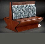 wood restaurant dining booth sofa set
