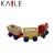 Import wooden farm animals train set educational toys from China