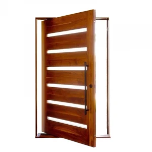 Wooden Home Exterior Door Exterior Accessories Guard Top Pivot Door Entry Modern