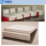 YF3845 Maria Quartz , White Faux Quartz Stone Slab for Countertop