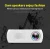 Import YG320 Mini Projector/3D miniature projector 500LM Audio HDMI USB Mini YG-320 Projetor Home Theater Media Player Beame from China