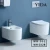 Import YIDA Germany Italy Russia CE Standard Ceramic Wall Hung Toilet And Bidet Suite Set For Project Price from China