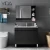 Import YIDA Sanitary Hanging Touch Led Light Wall Mirror Medicine Storage Black Bathroom Vanity Cabinet  Under Basin from China