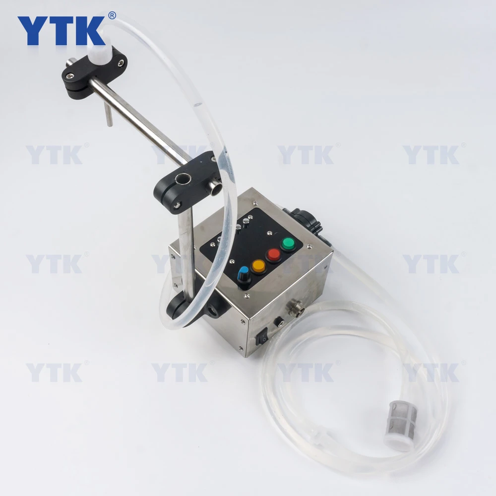 YTK-360S small liquid filling machine 304 stainless steel pump cup filler machine bottle filler filling bottle