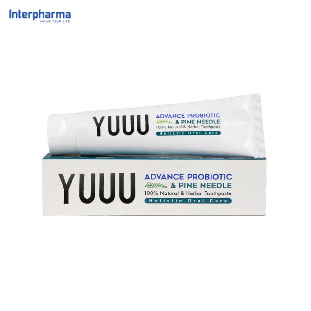 YUUU Advance Probiotic and Pine Needle Whitening Organic Toothpaste