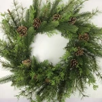 Zhonghui  Christmas Decoration Supplies Christmas Ornaments New Years Pine Needles Christmas Garlands Xmas Wreath Home Decor