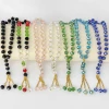 33pcs 10 centimetre crystal glass rosary beads for Muslim prayer Prayer beads