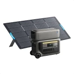 Anker SOLIX F3000 Portable Power Station, BP3000 Expansion Battery, and 400W Solar Panel
