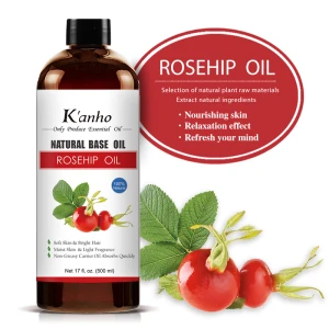 Kanho 100% Pure Natural Plants Extracts Carrier Oil Base Oil with private label OEM/ODM Service Rosehip Oil