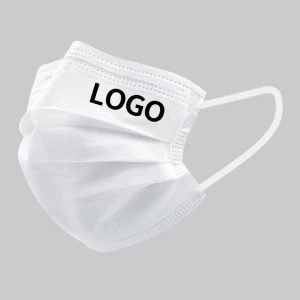 Factory Custom Logo Cheap Head Loop 3Ply Face Mask, 4 Protective Maskes Medical, Disposable Surgical 3 Ply Facemask