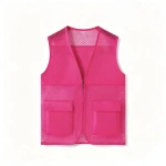 Mesh Breathable 2 Pockets Work Safety Vest