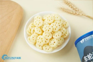 Hot selling Baby rice wheel puffs easy for hold