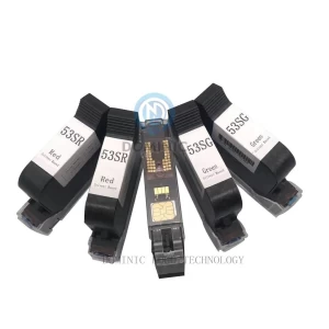 Compatible 53S 52S+51S+52SB 53SW solvent based black  ink cartridge used in Elfin 1S' , VIH,  V2,  E1S TIJ printer